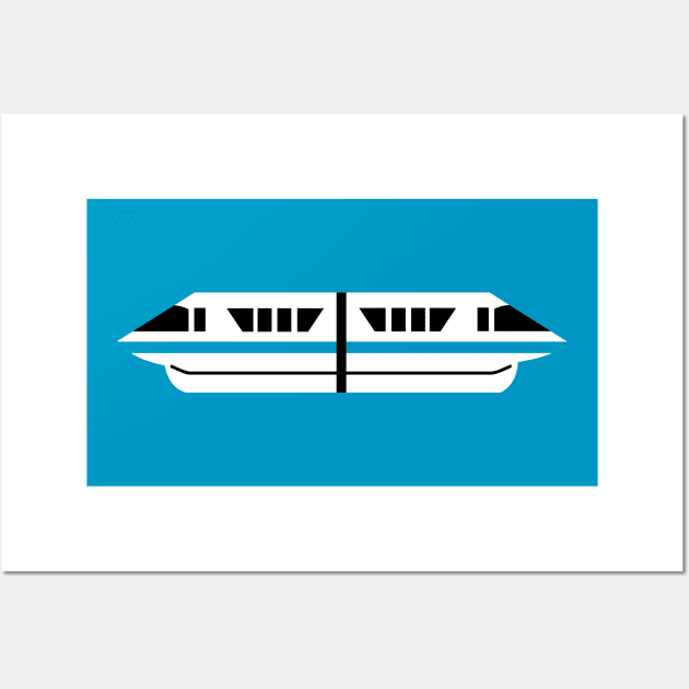 The Monorail Wall Art by Merlino Creative